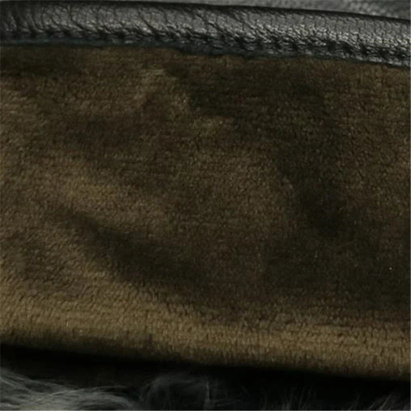 Children Autumn Sheepskin Plus Velvet Thick Gloves Boys