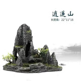 Fish Tank Landscaping Simulation Rockery Layout Aquarium Decoration