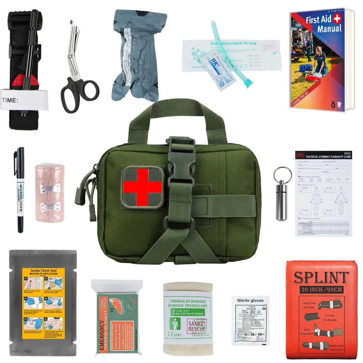 IFAK Trauma Kit First Aid Medical Pouch Emergency