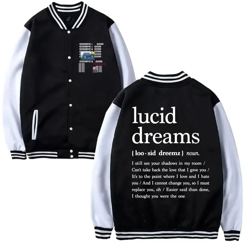 Juice WRLD Print Men Women Hip Hop Jacket