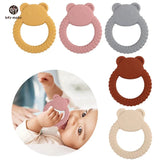 Let's Make 1PCS Baby Teether Silicone Toy BPA