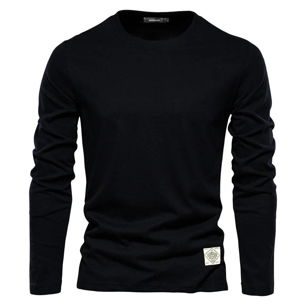 100% Cotton Long Sleeve T shirt For Men