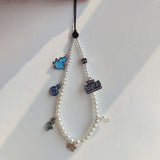 HERLOOK Imitation Pearl Phone Charm Ailce Y2K Accessories