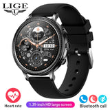 LIGE Luxury Smart Watches For Women Bluetooth Call