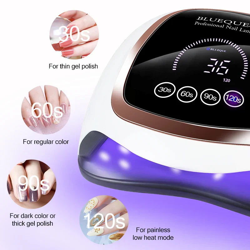 168W 42LEDs Nail Drying Lamp For Manicure Professional