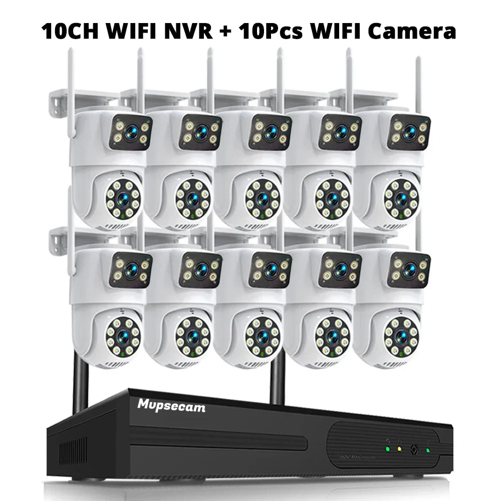 4K 8MP WIFI Cameras Wireless NVR Kit Outdoor