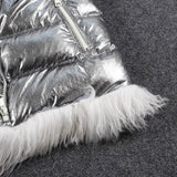 Maomaokong 2023 Women Winter Natural Real Fur Collar