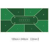 Deluxe Suede Texas Holdem Game Table Mat Nonslip