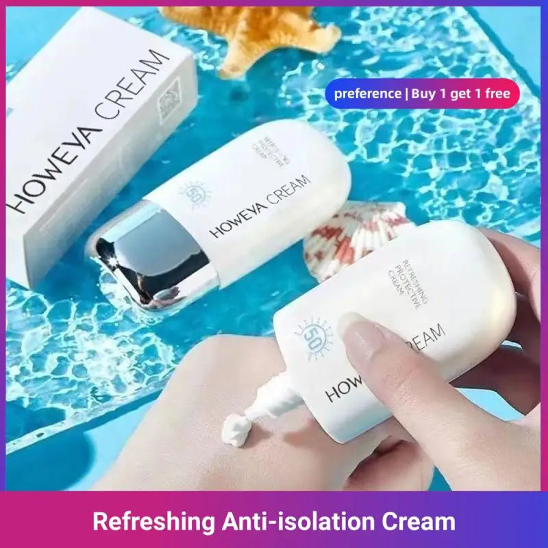 2 Pcs Refreshing Protective Cream 50Ml Body Sunscreen