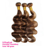 Body Wave Highlight P4/27 Human Hair Bundles 60Gram