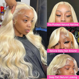 613 Lace Frontal Wigs Human Hair Blonde 13x4