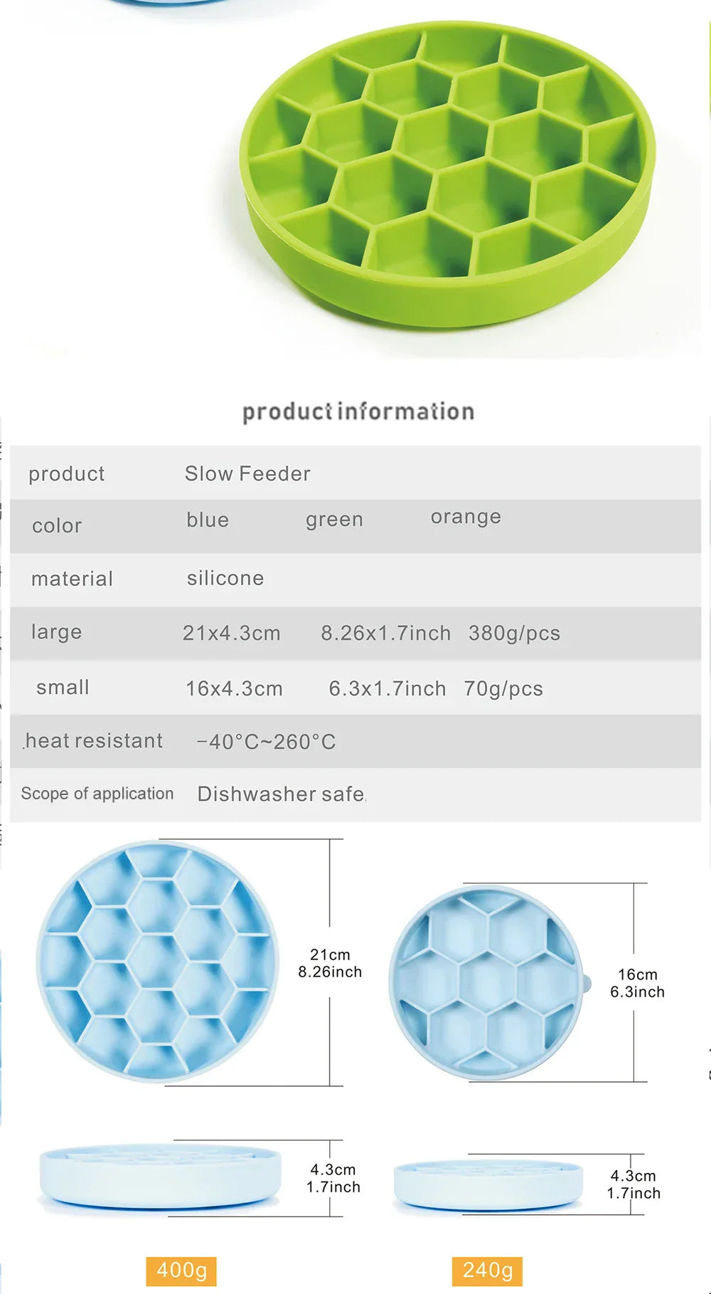 Pet honeycomb slow food bowl dog choking bowl