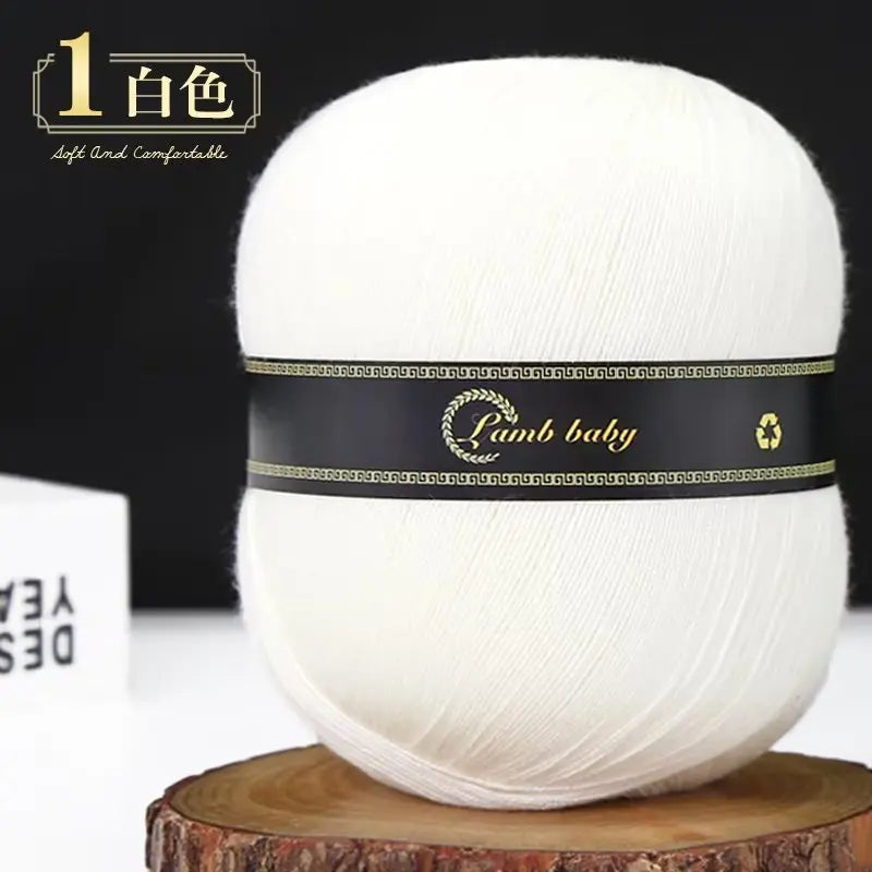 150g Solid Color Silk Cotton Yarn Soft Yarn