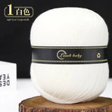 150g Solid Color Silk Cotton Yarn Soft Yarn