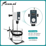 JOANLAB Liquid Mixer Lab Electric Stirrer Digital Display