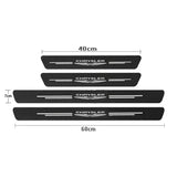 Car Door Sill Protector Carbon Fiber Threshold Decals