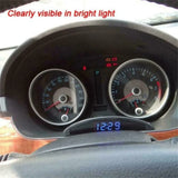 3-in-1 Digital LED Clock Thermometer Voltmeter for Cars