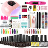 Nail Art Acrylic Nail Polish Set with UV