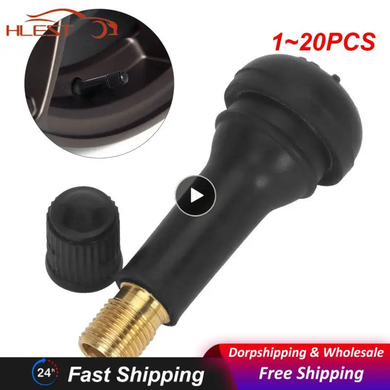 1~20PCS DrapopRubber Valve Stems Caps Car Tire Wheel
