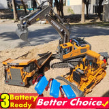 4WD Children Remote Control Excavator RC Car Alloy