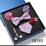 Luxury Quality Tie Set With Necktie Bowtie Pocket