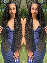 13x4 Deep Wave Hd Lace Frontal Curly Human