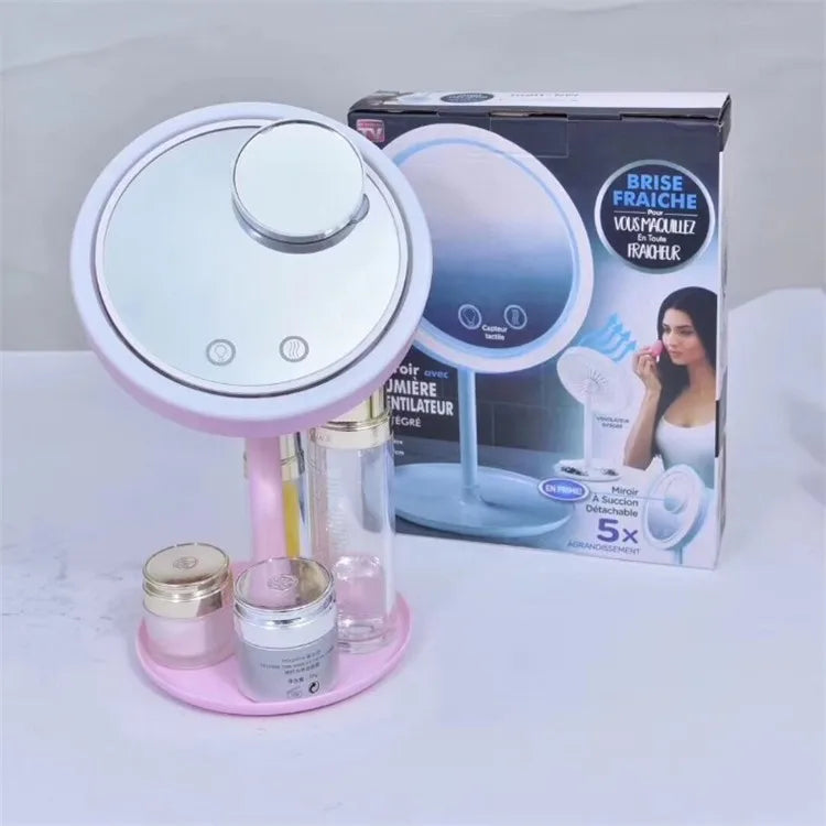 LED Vanity Mirror With Fan Function Beauty Mirrors