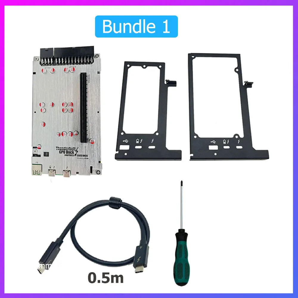 TH3P4G3 Thunderbolt-compatible GPU Video Card Dock Laptop to