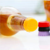 6pcs/12pcs Candy Colors Silicagel Beer Bottle Caps Bar