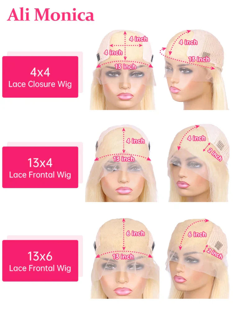 613 Human Hair 13x4 Lace Front Frontal Wig