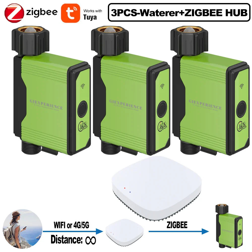 2024 NEW ZIGBEE WIFI Garden Watering Timer Smart