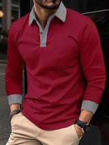 Spring And Autumn New Men's Casual Long sleeved