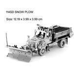 3D Metal Puzzles DIY Assembly Model Engineering Vehicle