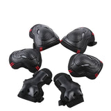 6-Piece Knee Pads Protective Gear Set Sports Knee