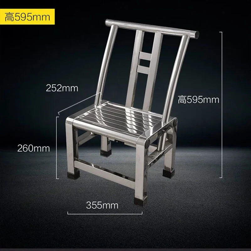 Metal Low Bathroom Chair Shower Elderly Minder Nordic