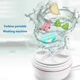Portable Mini Turbo Washer USB Powered Cleaning Washing