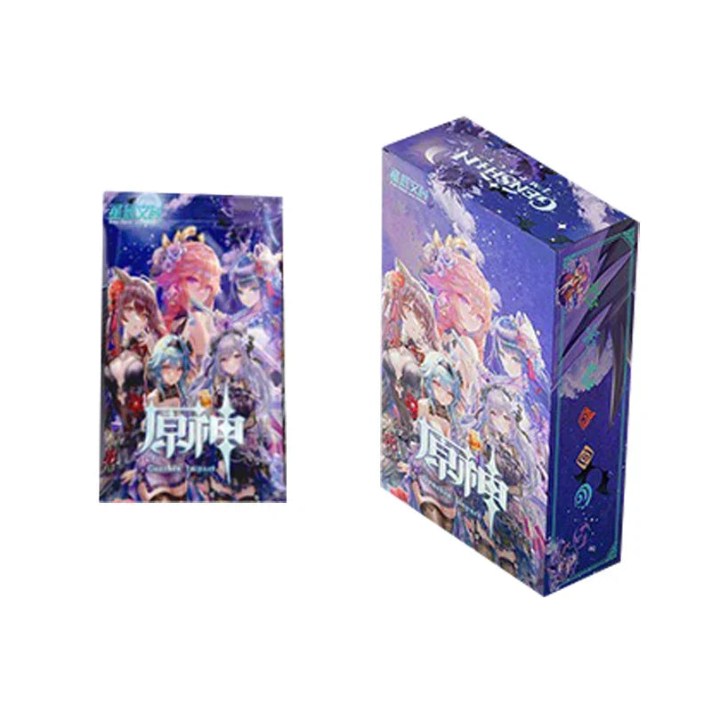 Genshin Impact Cards Anime TCG Game Collection Pack