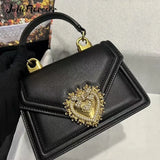 Ladies Shoulder Bag With Metal Magnetic Buckle Fashion