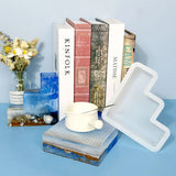 DIY Crystal Epoxy Resin Mold Bookend Silicone Mold