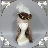 Handmade Customized Lolita Exclusive Original Palace Retro Feather