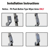 adohon Windshield Windscreen Wiper Blades For Citroen C4