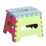 Folding Stool Lightweight Durable Plastic Stool With Handle