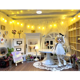 1/6 1/12 Dollhouse Wood Floor PVC Imitation Wood
