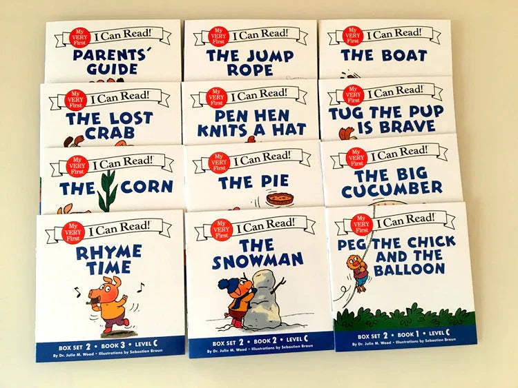 I Can Read Phonics 12 Books/Set English Story