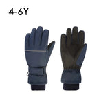 Waterproof Adult Kids Ski Gloves Thick Children Mittens