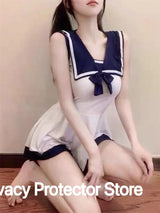 Sexy Lingerie School Student Uniform Role Play Costume