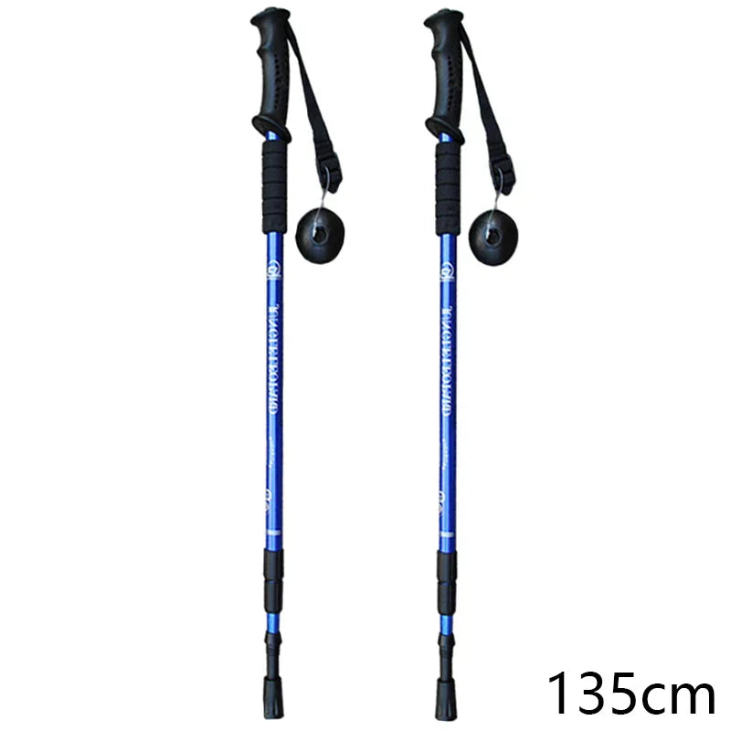 Trekking Poles Nordic Walking Sticks Telescopic Hiking Climbing