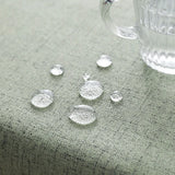 Cotton And Linen Tablecloth Waterproof And Anti-Scalding High-End