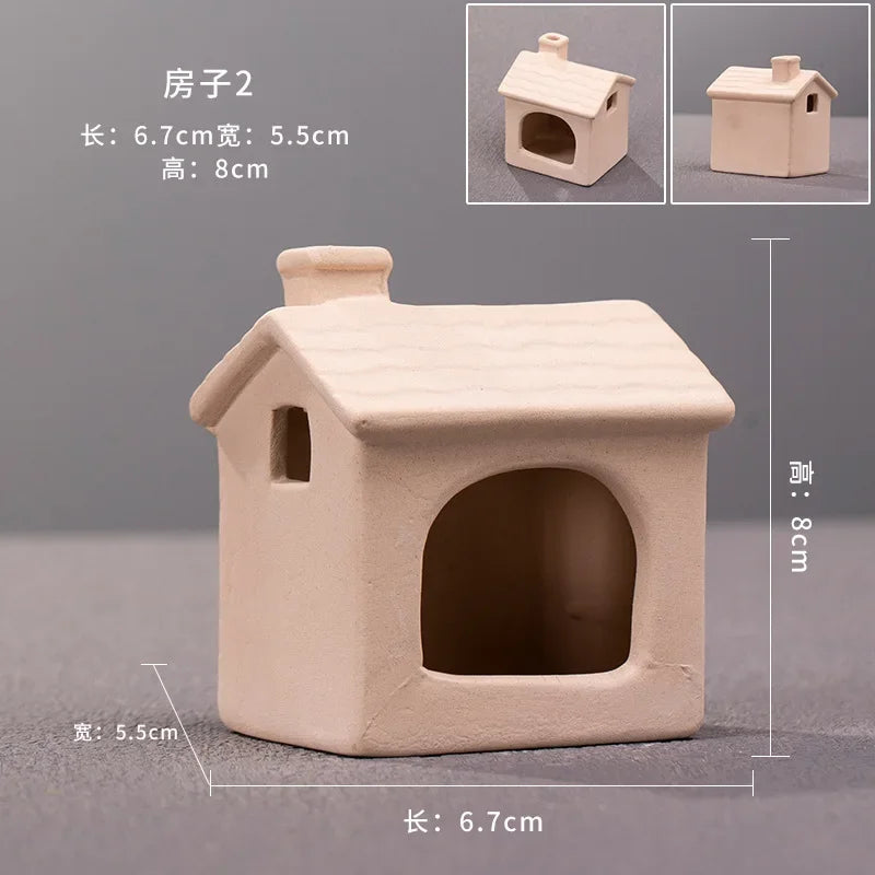 Clay Aquarium Decoration Ceramics Fish Tank Landscaping Shrimp