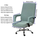 3PC/Set Elastic Office Computer Chair Cover Modern Anti-dirty